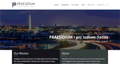 Desktop Screenshot of praesidiumpartners.com